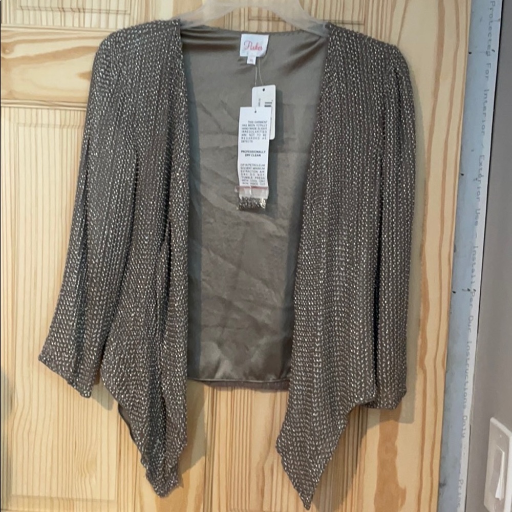 Gold blazer new Xs